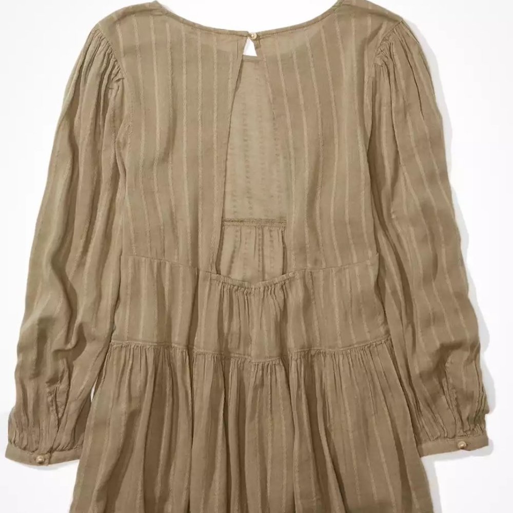 American Eagle long sleeve babydoll top